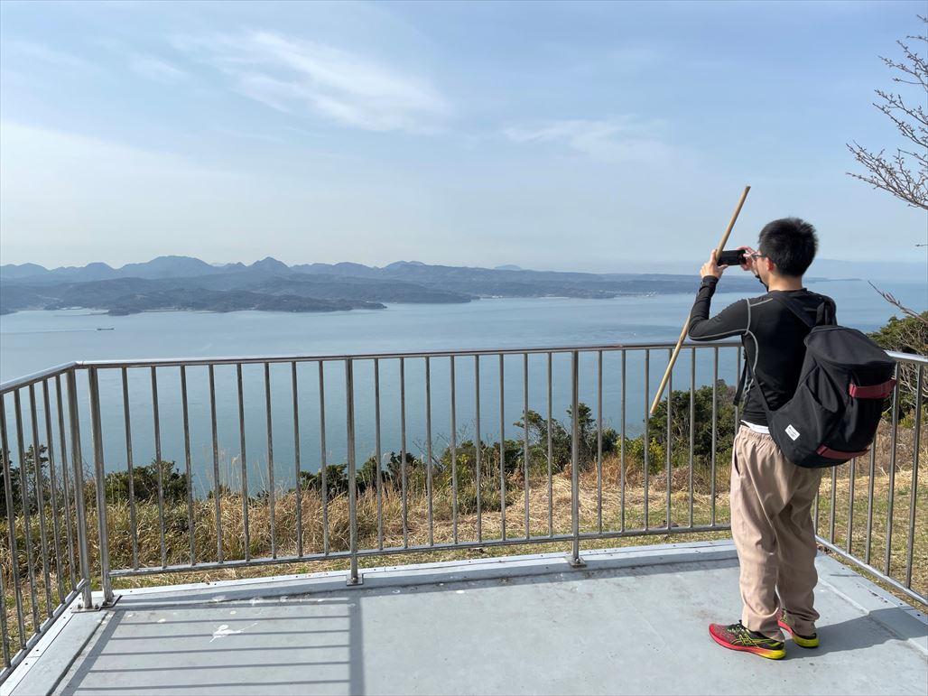 矢筈岳展望台からの景色