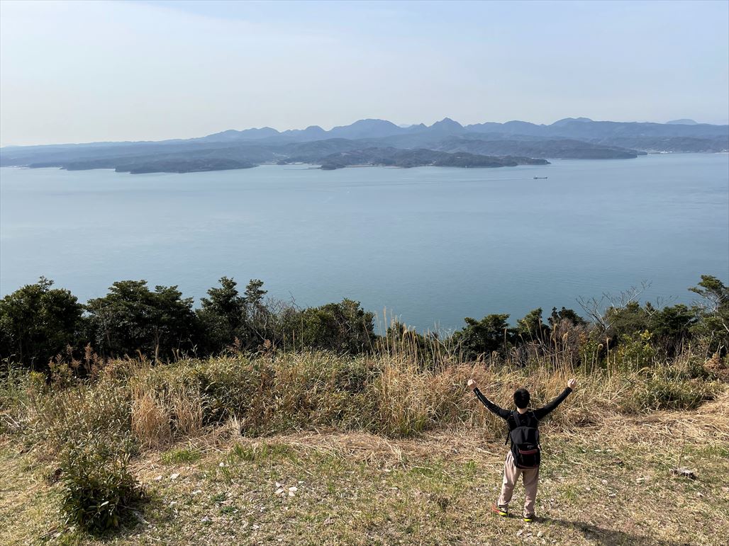 矢筈岳登頂からの国東半島