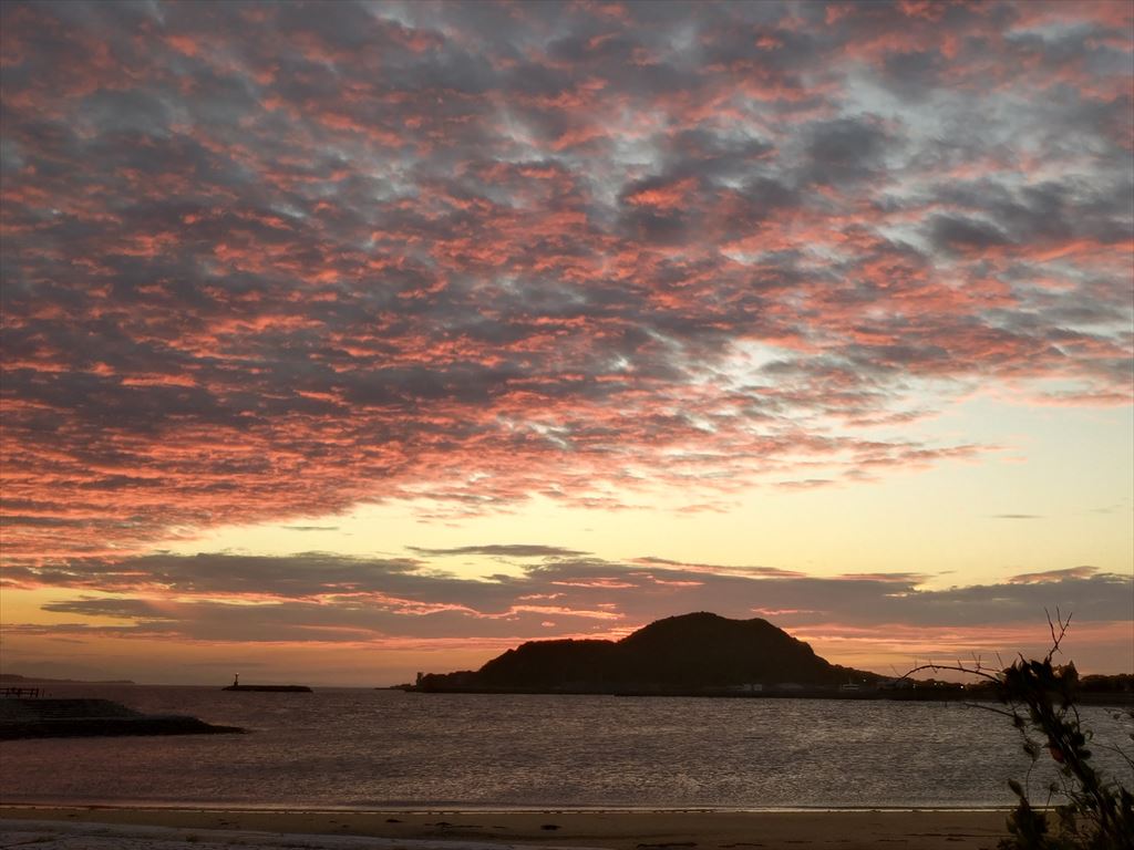 姫島の夕焼け