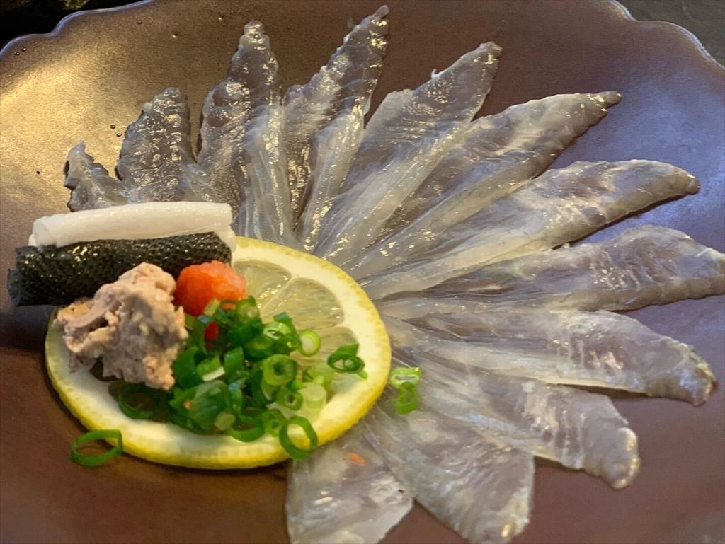 薄造りの写真です。