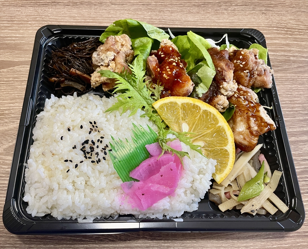「満腹かぼちゃん弁当」の写真です。
